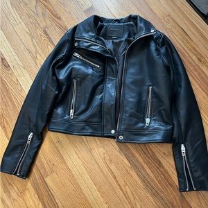Blank NYC Faux Leather Black Jacket